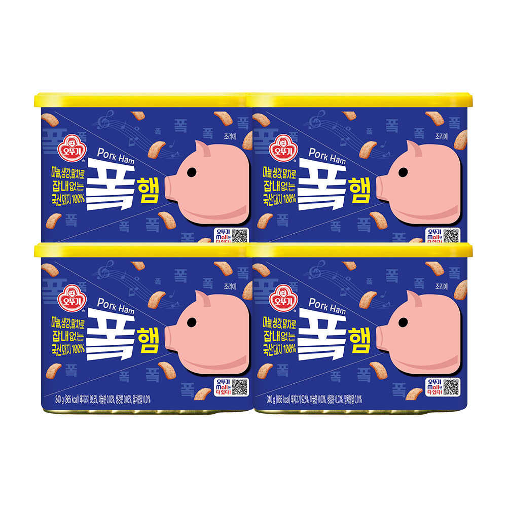 오뚜기 퐄햄 340g 4개 - 상품 이미지