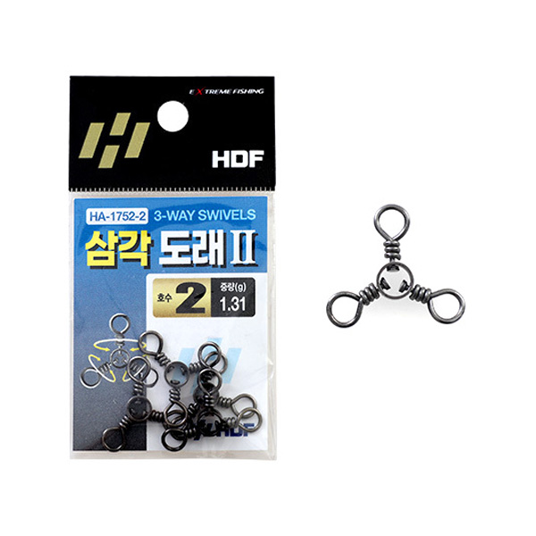 해동 삼각 도래 2 HA-1752 광어 쭈꾸미 갑오징어 : 머털낚시