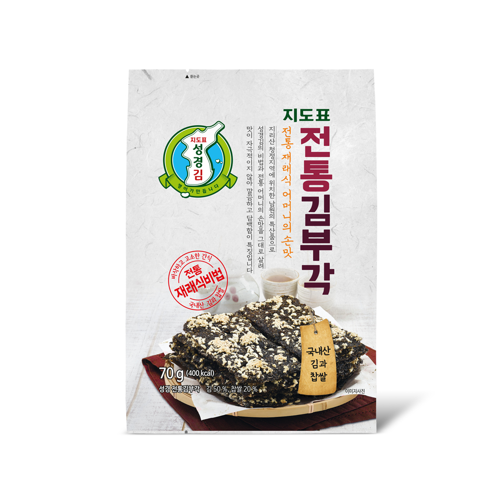 [성경김본사] 찹쌀 전통 김부각 70g