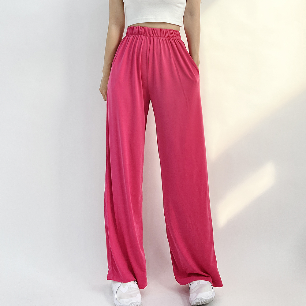 제이 쿨링 찰랑 쿨팬츠 트레이닝 밴딩 와이드팬츠 3color - 상품 이미지