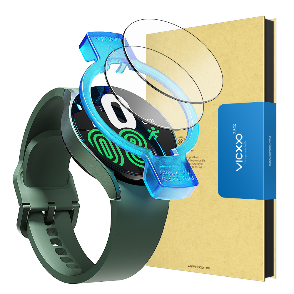 빅쏘 갤럭시워치6 갤럭시워치5 갤럭시워치4 강화유리 필름 44mm - 상품 이미지