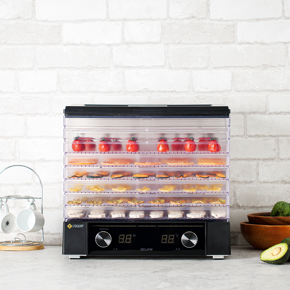 리큅 대용량 투명 8단 과일 고추 야채 식품건조기 LD-9013 T62