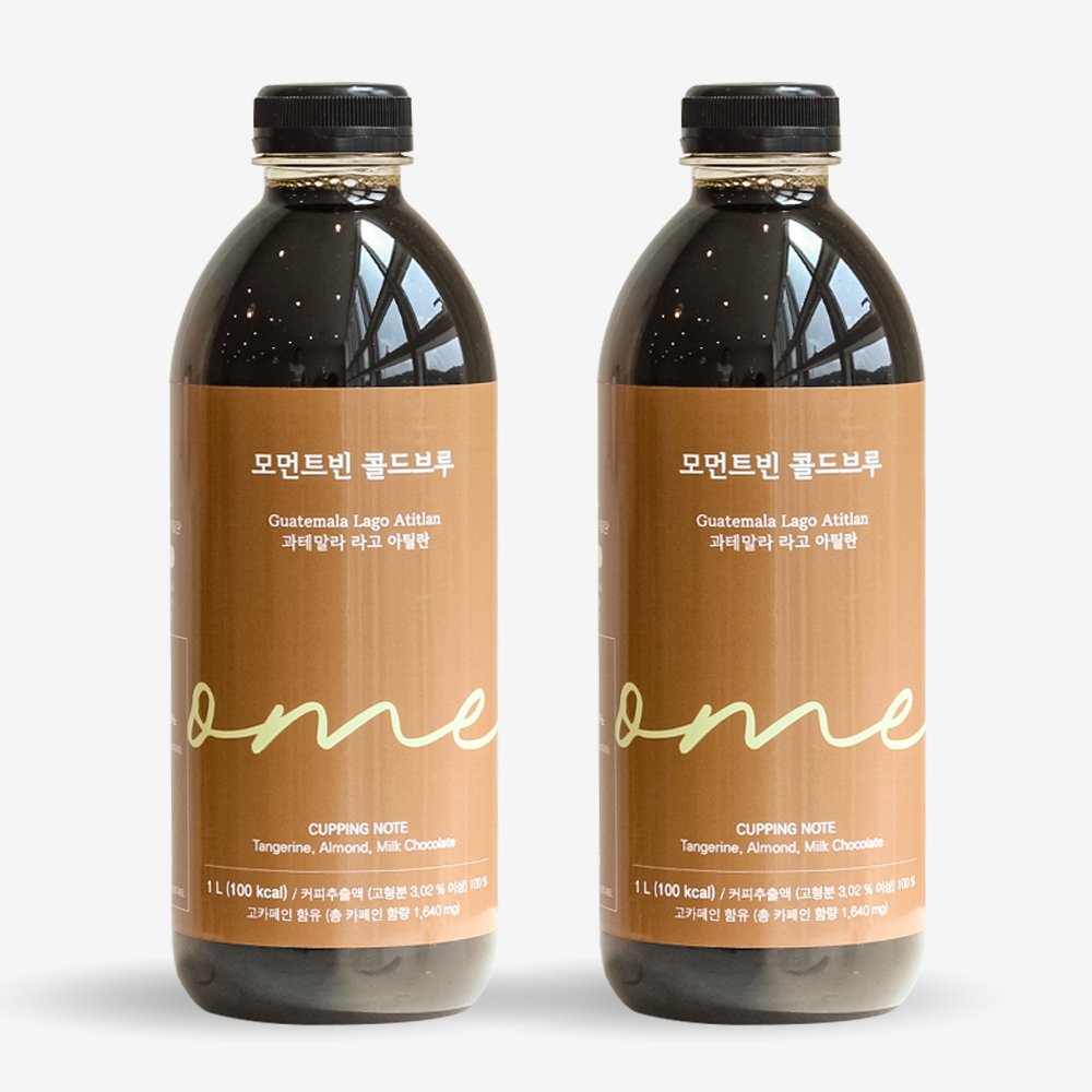 콜드브루 원액 1L x 2병 더치커피 액상커피 선물 답례품 과테말라