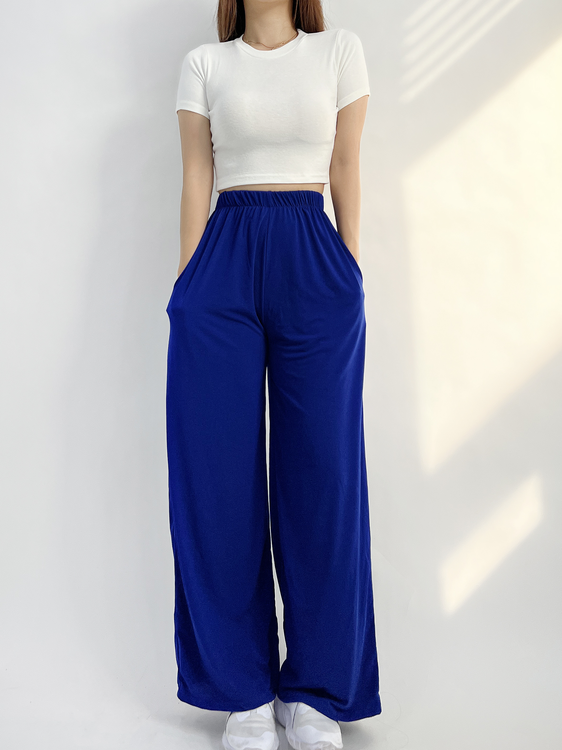 제이 쿨링 찰랑 쿨팬츠 트레이닝 밴딩 와이드팬츠 3color - 상세 이미지 4