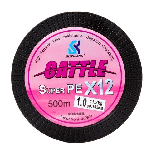 합사줄 12합사 낚시줄 원투 PE라인 CATTLE 오색 500M 1.0호 이미지 3