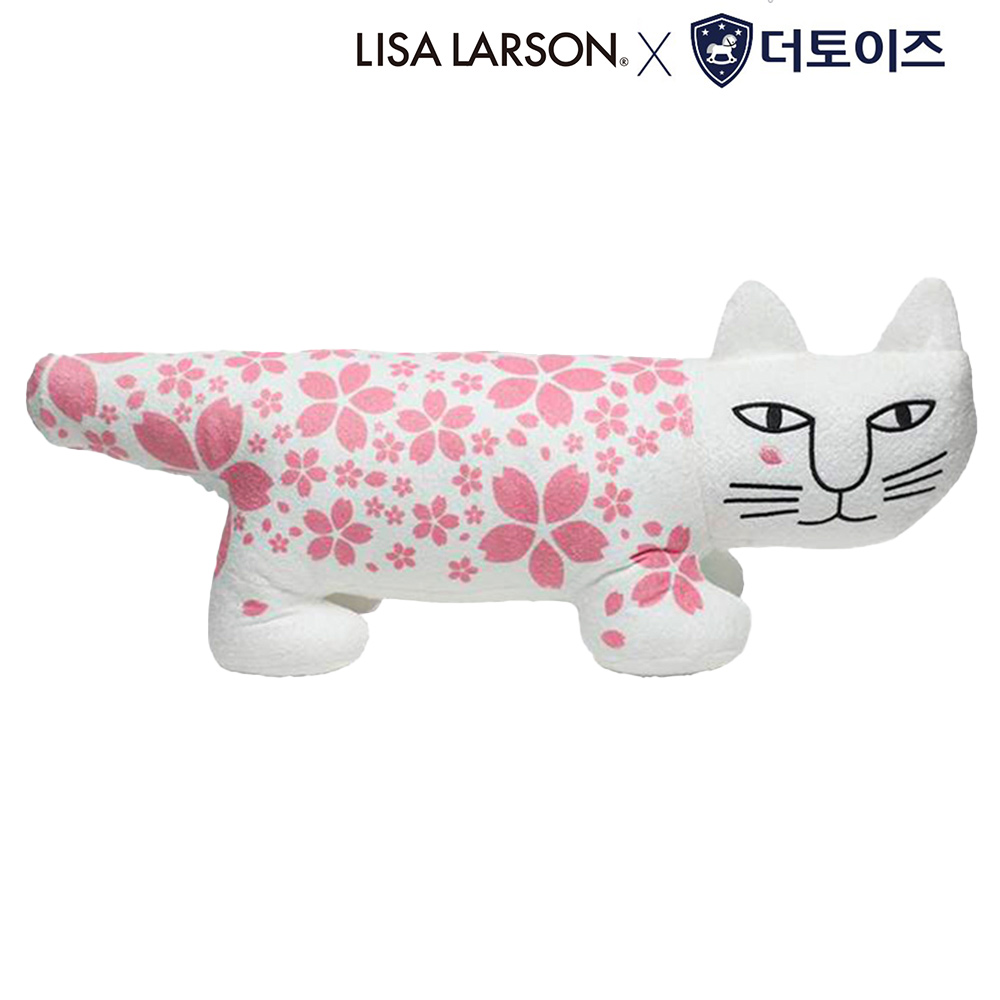 리사라르손 봄의 마이키 고양이 모형 봉제 애착 인형 - 상품 이미지