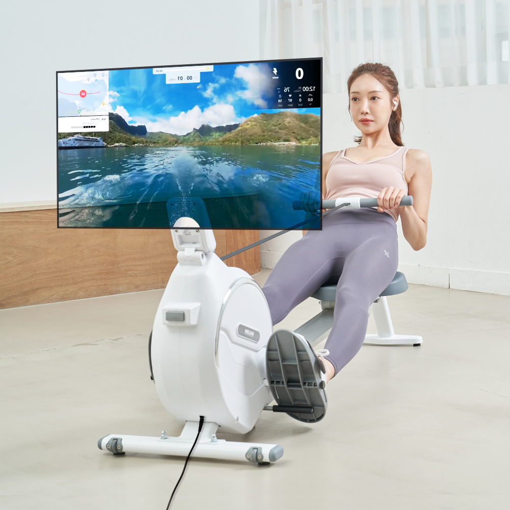 멜킨 스마트 로잉머신 볼트윅 가정용 조정 전신운동기구 게임 노젓기 유산소 운동 기구