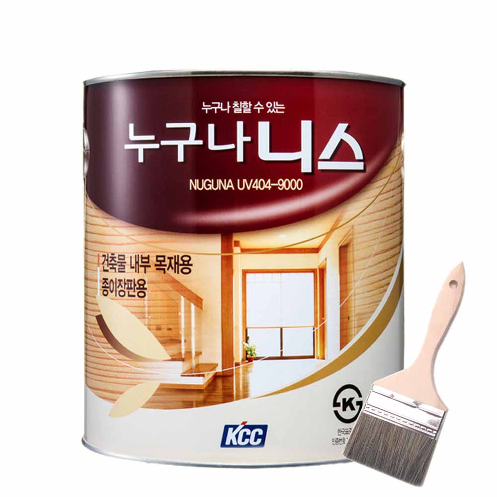KCC 누구나니스 목재용 코팅 바니쉬 2L 유광 투명 제품 이미지