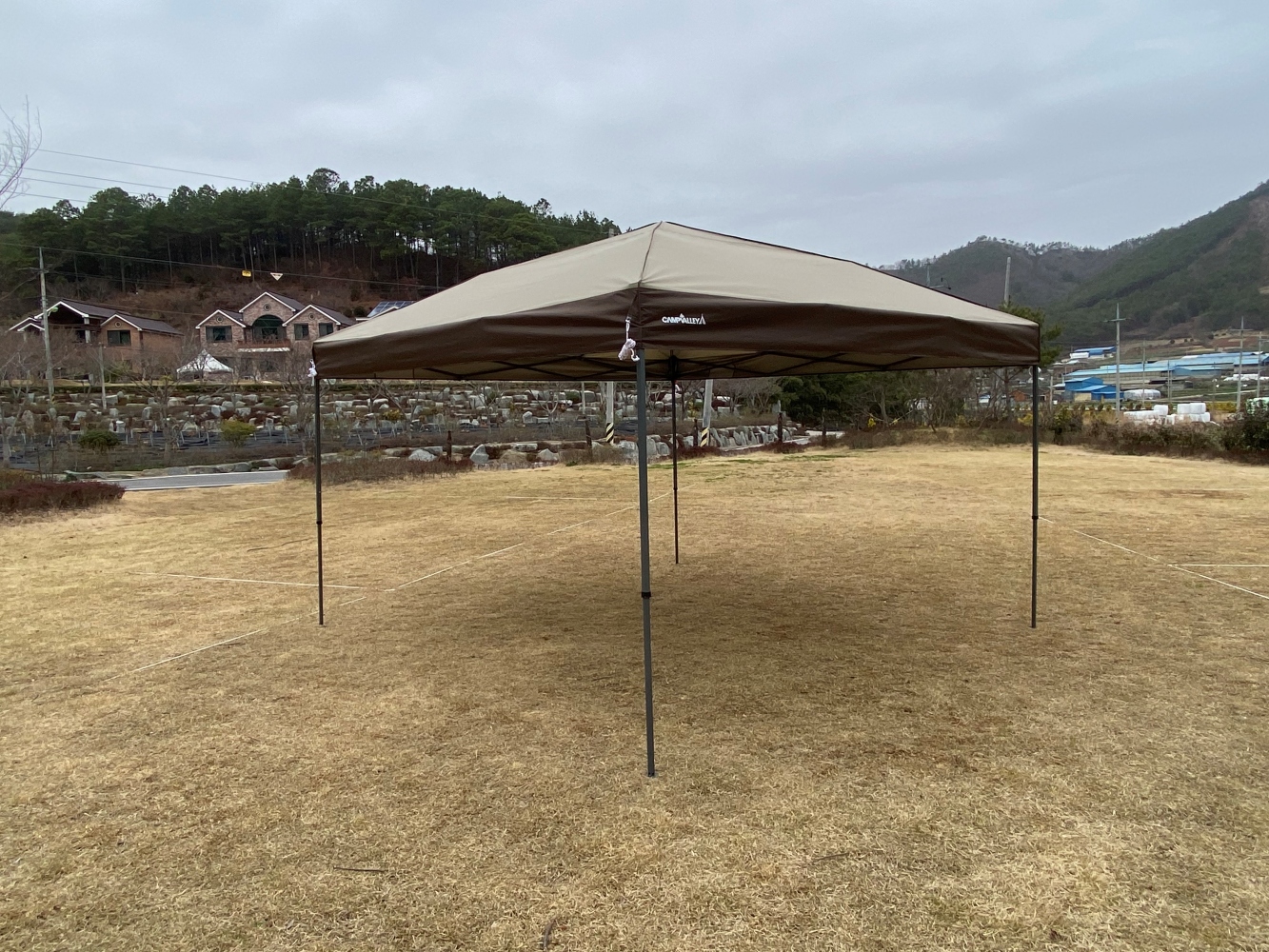 가제보 365 캐노피천막 (4면월X) 행사용 접이식 캐노피 테라스 365x365cm