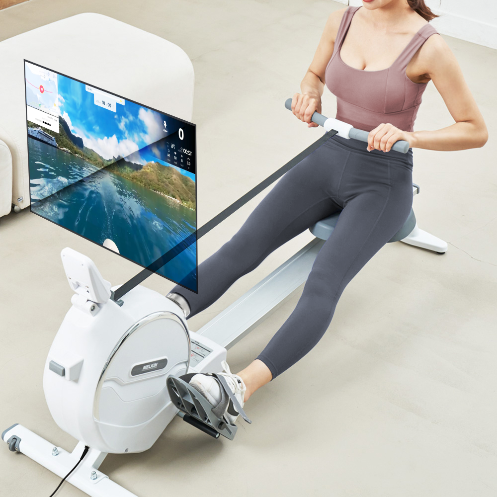 멜킨 스마트 로잉머신 볼트윅 가정용 조정 전신운동기구 게임 노젓기 유산소 운동 기구