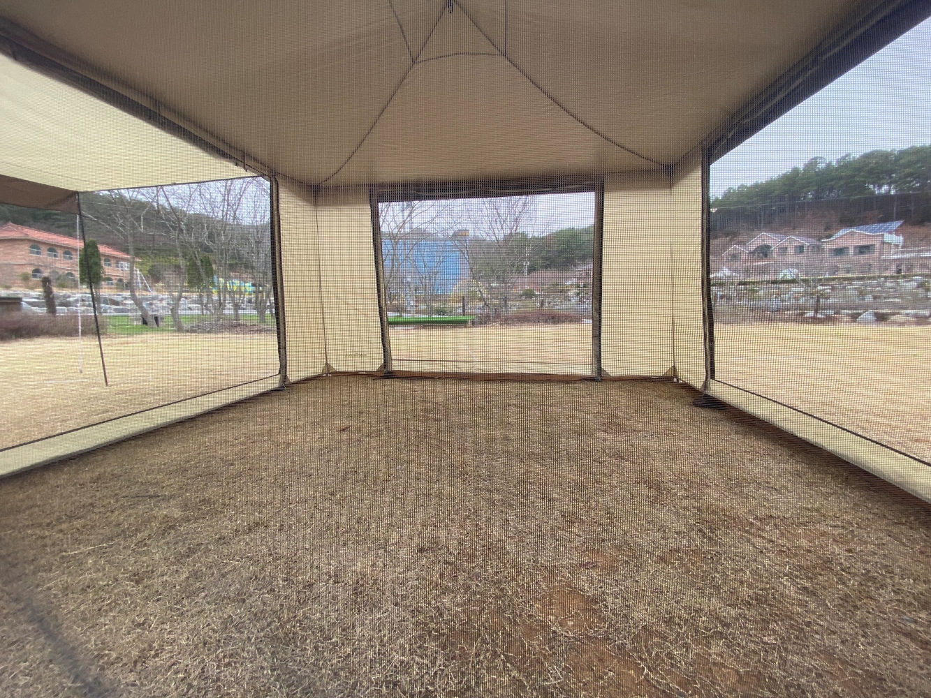 가제보 365 캐노피천막 (4면월X) 행사용 접이식 캐노피 테라스 365x365cm