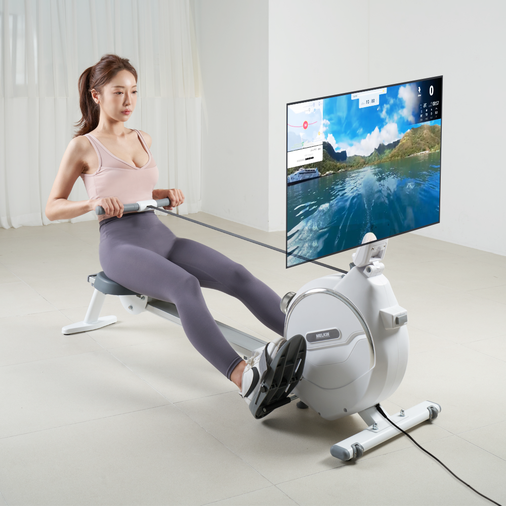멜킨 스마트 로잉머신 볼트윅 가정용 조정 전신운동기구 게임 노젓기 유산소 운동 기구