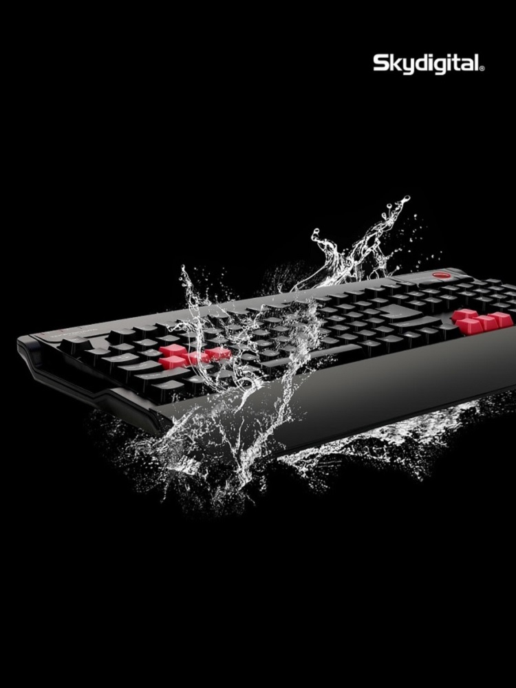 스카이디지탈 NKEYBOARD 엔키보드 NKEY-2 무한동시입력 저소음 게이밍 키보드 (키스킨 포함)