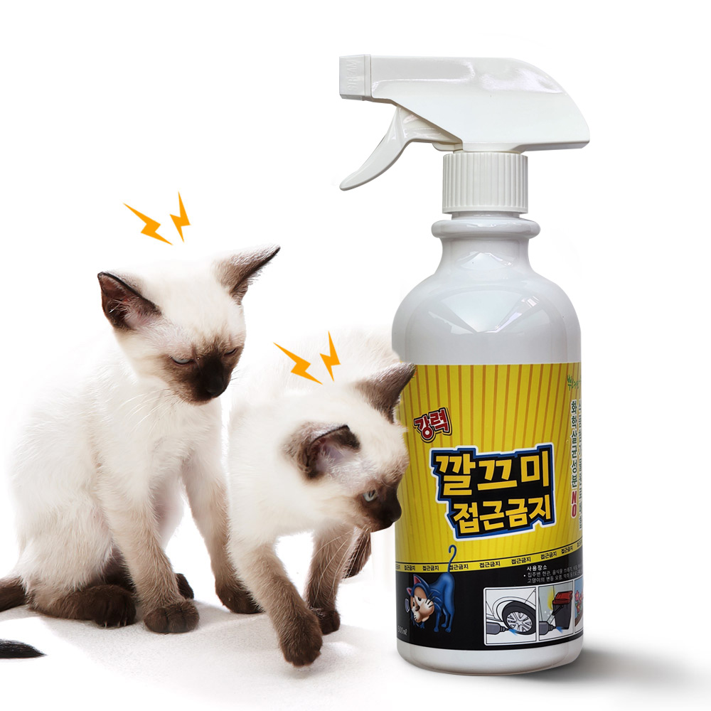 강력 깔끄미 고양이 접근금지 500ml 길고양이 싫어하는 냄새 퇴치제 스프레이 - 상세 이미지 2