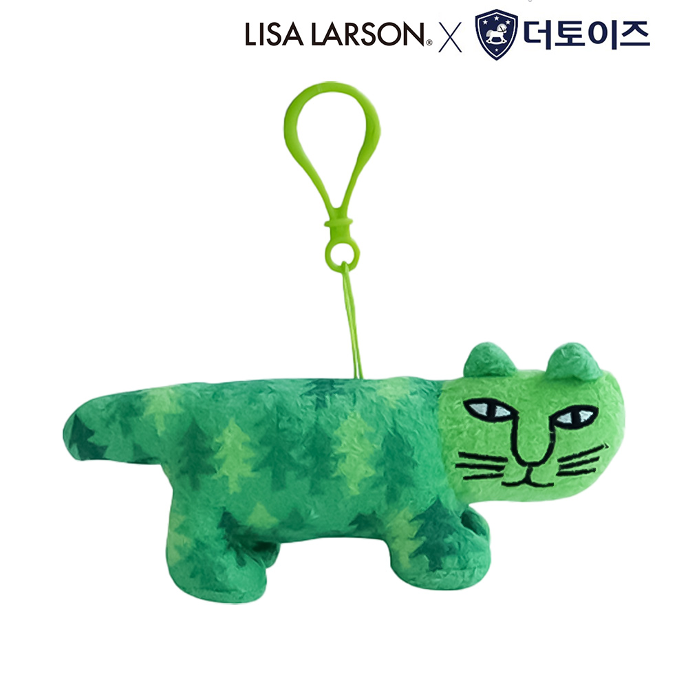 리사라르손 숲의 마이키 가방고리 고양이 봉제 애착 인형 라슨 라손 Lisa Larson - 상품 이미지