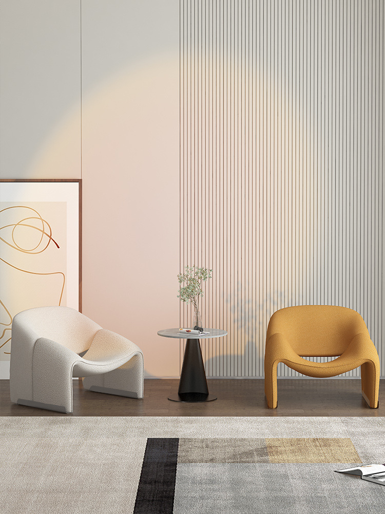 아티포트 양털소파 1인용 M형 라운지 인테리어 디자인 등받이의자 Artifort chair