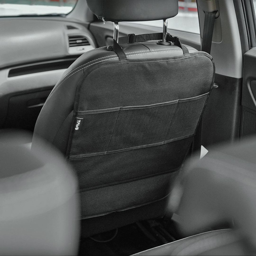 [누비앤타보] 카시트 킥매트 스크래치 및 발자국 등 오염 방지 자동차 매트 악세사리