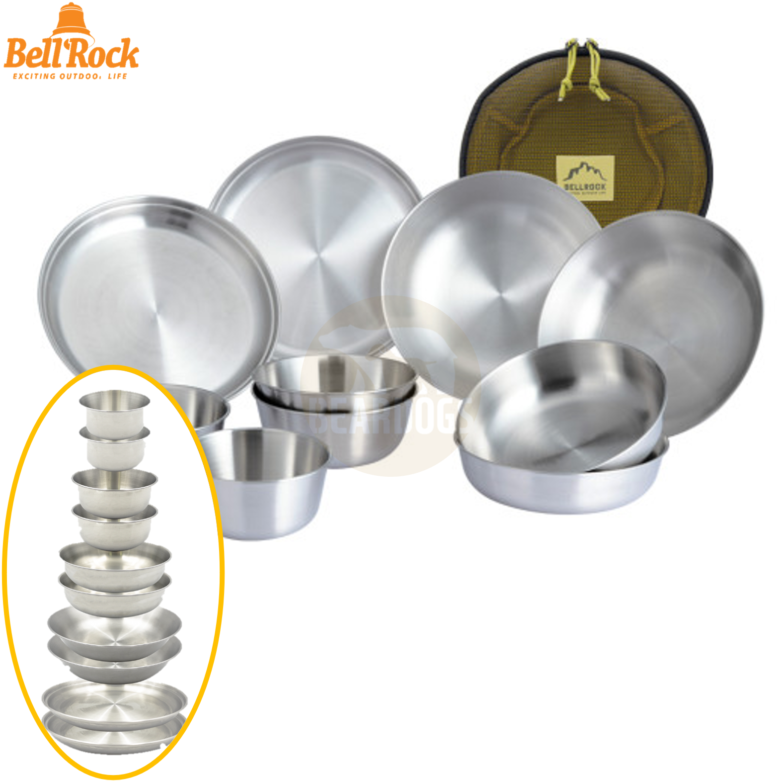 벨락 접시 세트 식기 올뉴 10p 그릇 백패킹