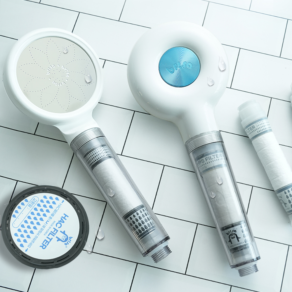 브리사 필터 샤워기 유럽 여행 샤워필터 헤드 석회수 녹물 필터
