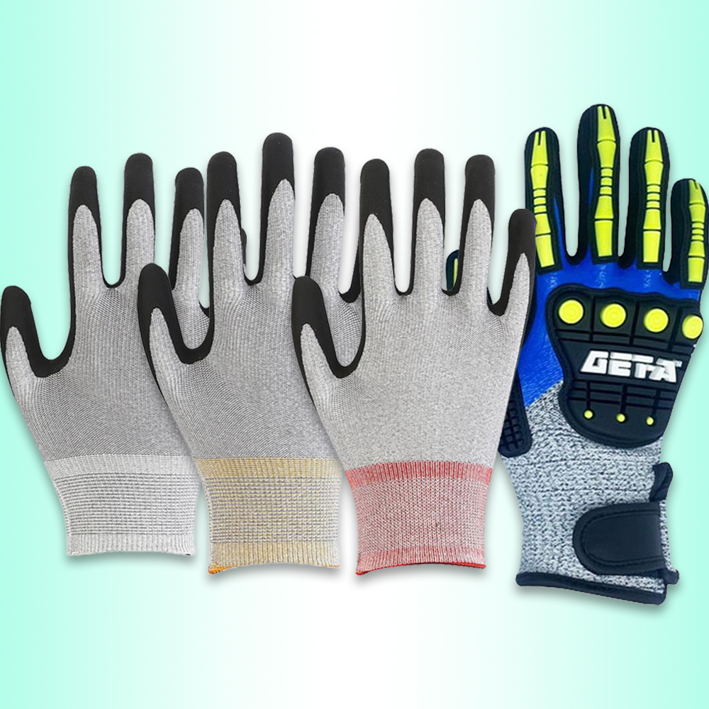 스마토 진동/충격방지장갑 GET-A-02A L 안전장갑 손보호 현장 작업용 - 상세 이미지 2