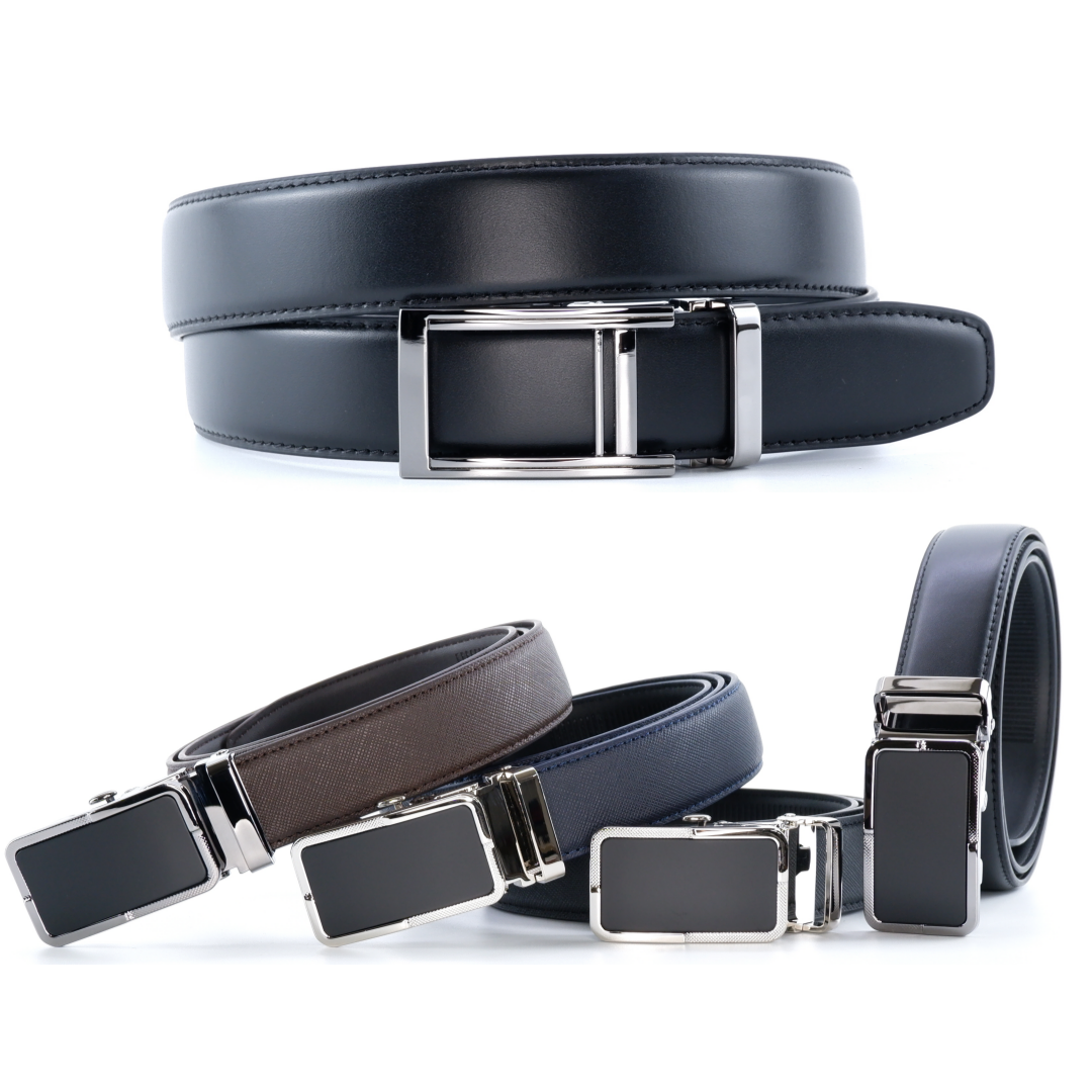 남자 가죽 자동 정장 벨트 버클 혁대 빅사이즈