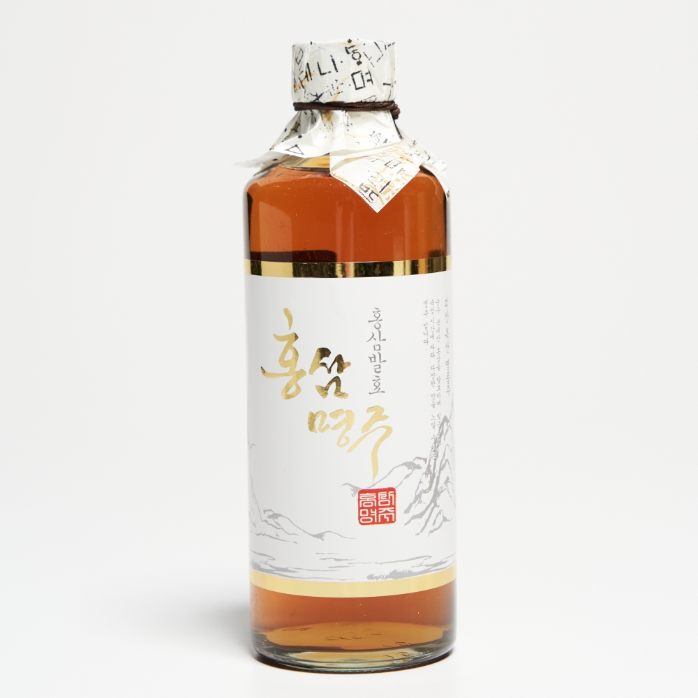 홍삼명주 홍삼주 14도 375ml 약주 인삼 - 상품 이미지