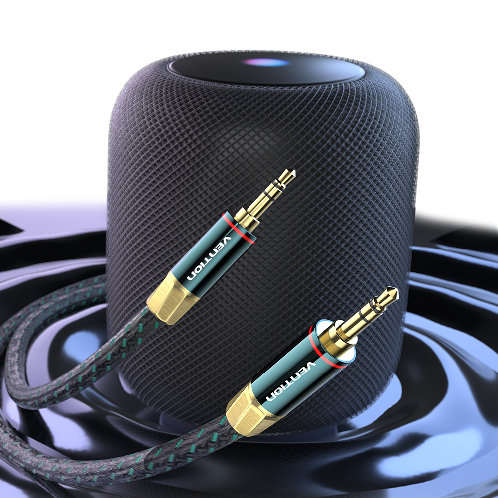 벤션 은도금코어 3.5mm 스테레오 TRS AUX 케이블 BAY 5m, 1개 - 상세 이미지 2