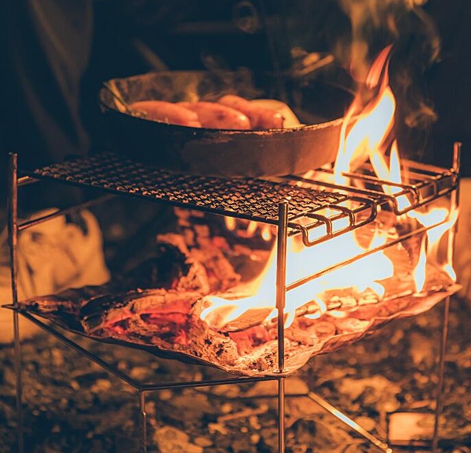 캠핑문 컴팩트 솔로 캠핑 메쉬 모닥불 화로 SOLO-202 / SOLO-303