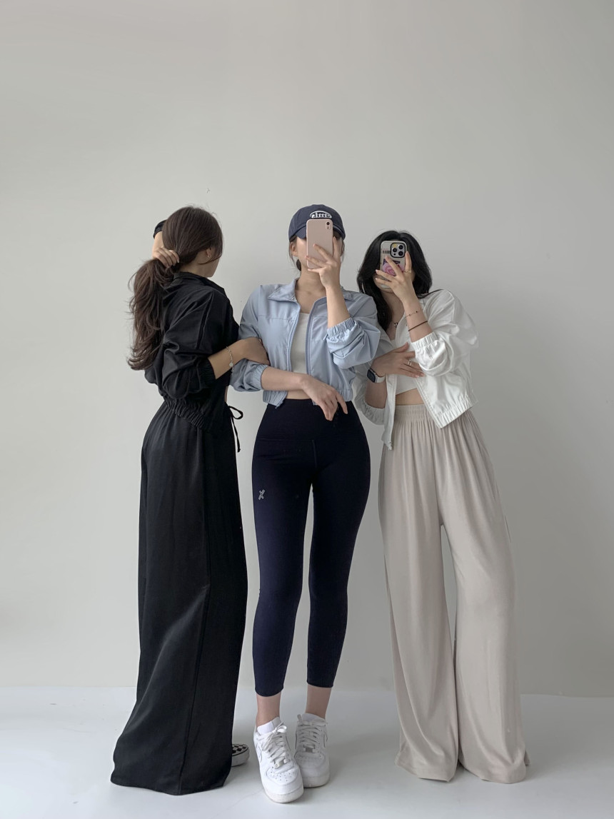 [당일출고 madecolor소라]크롭 바람막이 집업 자켓 바막 가디건 운동복 필라테스복 요가복 헬스 애슬레저룩 레이어드 크롭가디건 꾸안꾸 져지 바스락 야상 러닝 트레이닝 상세 이미지 10