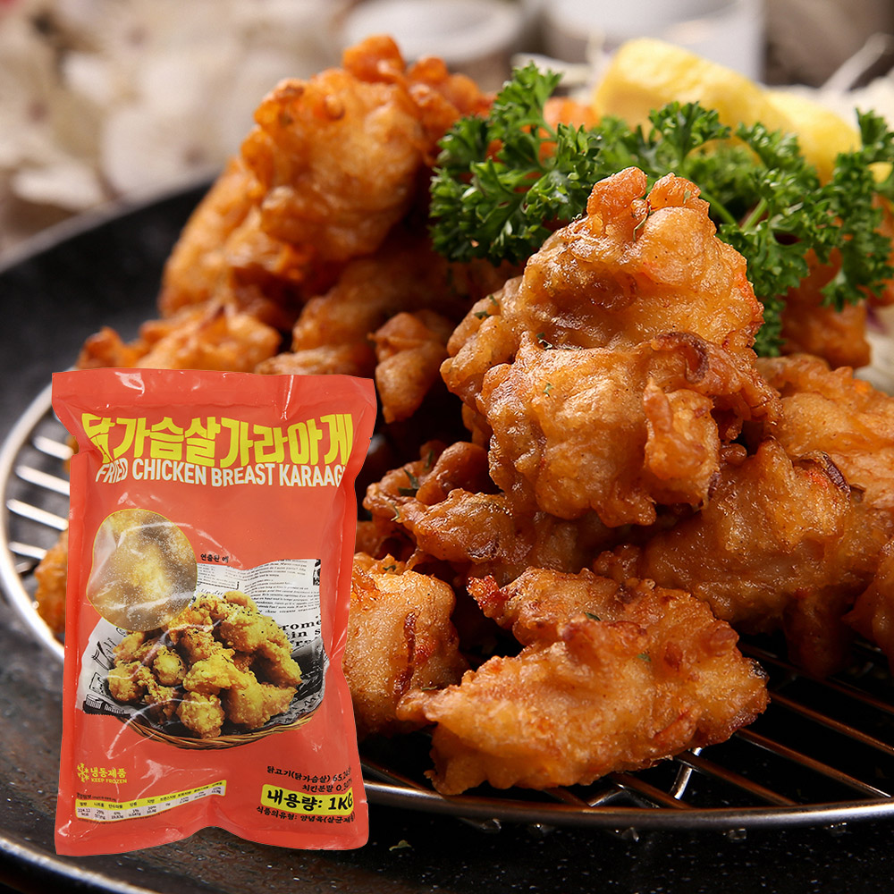 서원 순살 치킨 가라아게 안주1kg : 냉동식품