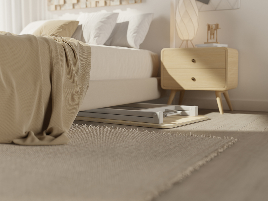 접이식 테이블 입식 접이식 간이 식탁 침대 원룸 테이블 120 45