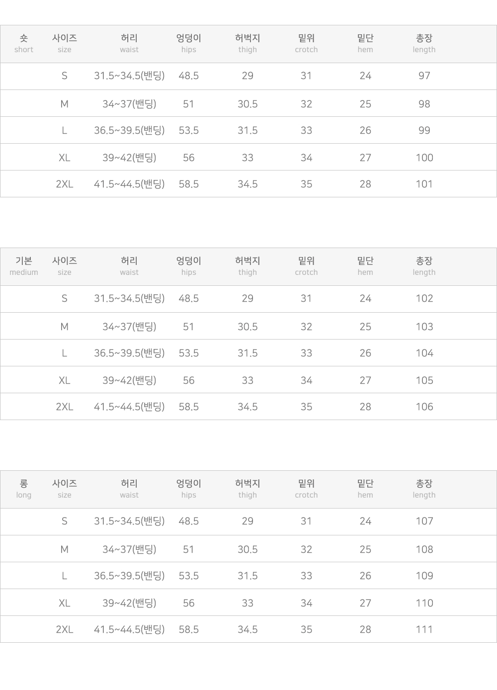[2천장돌파][기획] 빅사이즈 S-2XL 미튼 3기장 빈티지 워싱 와이드 밴딩 청바지 상세 이미지 57