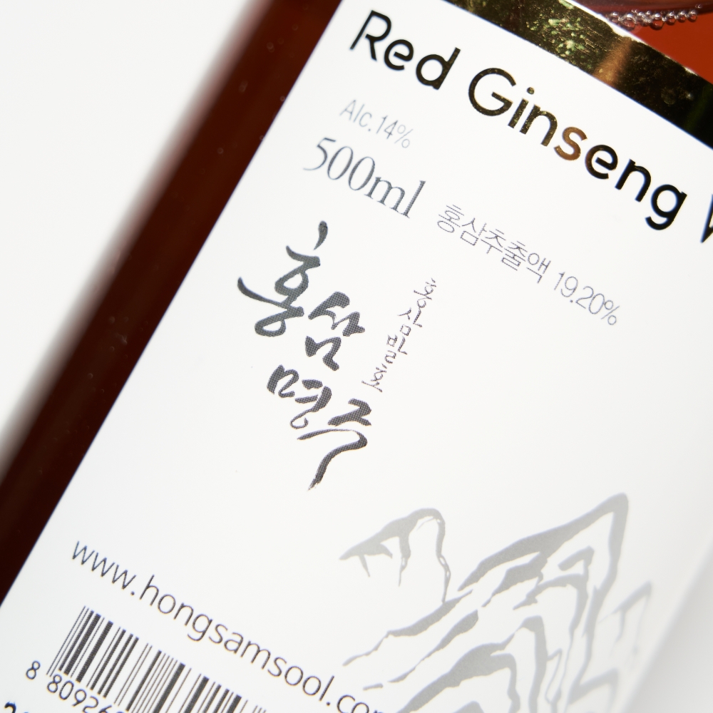 홍삼명주 홍삼주 14도 500ml 약주 인삼 - 상세 이미지 4