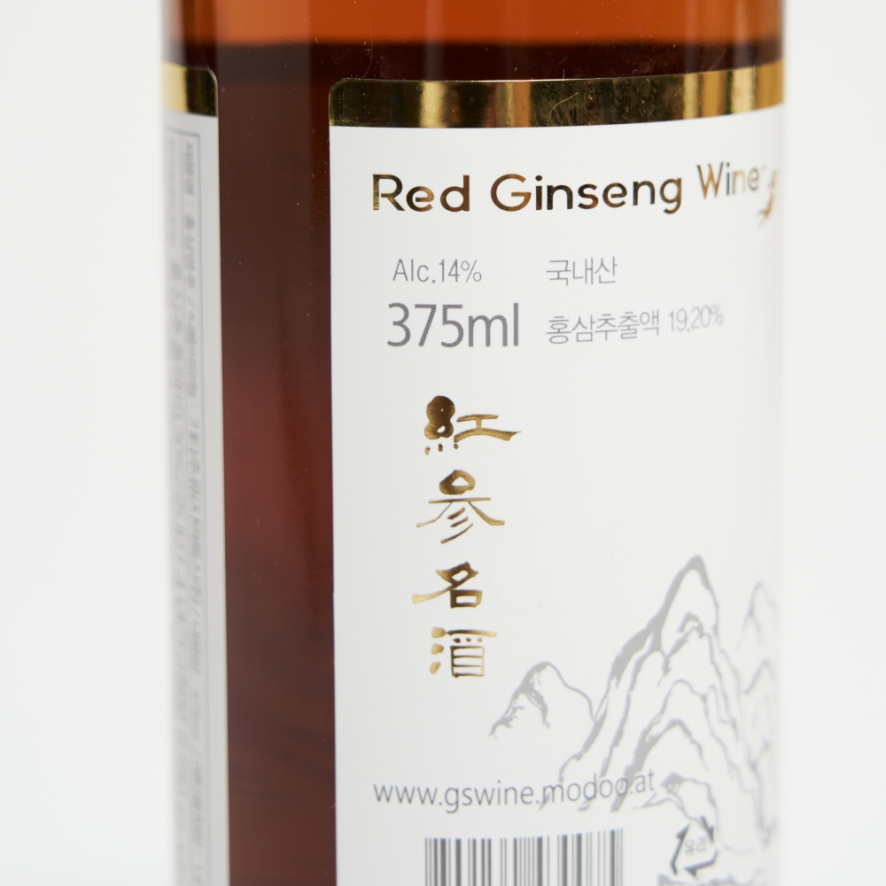 홍삼명주 홍삼주 14도 375ml 약주 인삼 - 상세 이미지 3