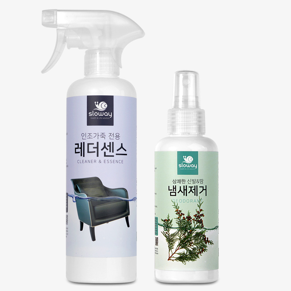 레더센스 인조 가죽클리너 500ml + 냄새제거제 150ml - 상품 이미지