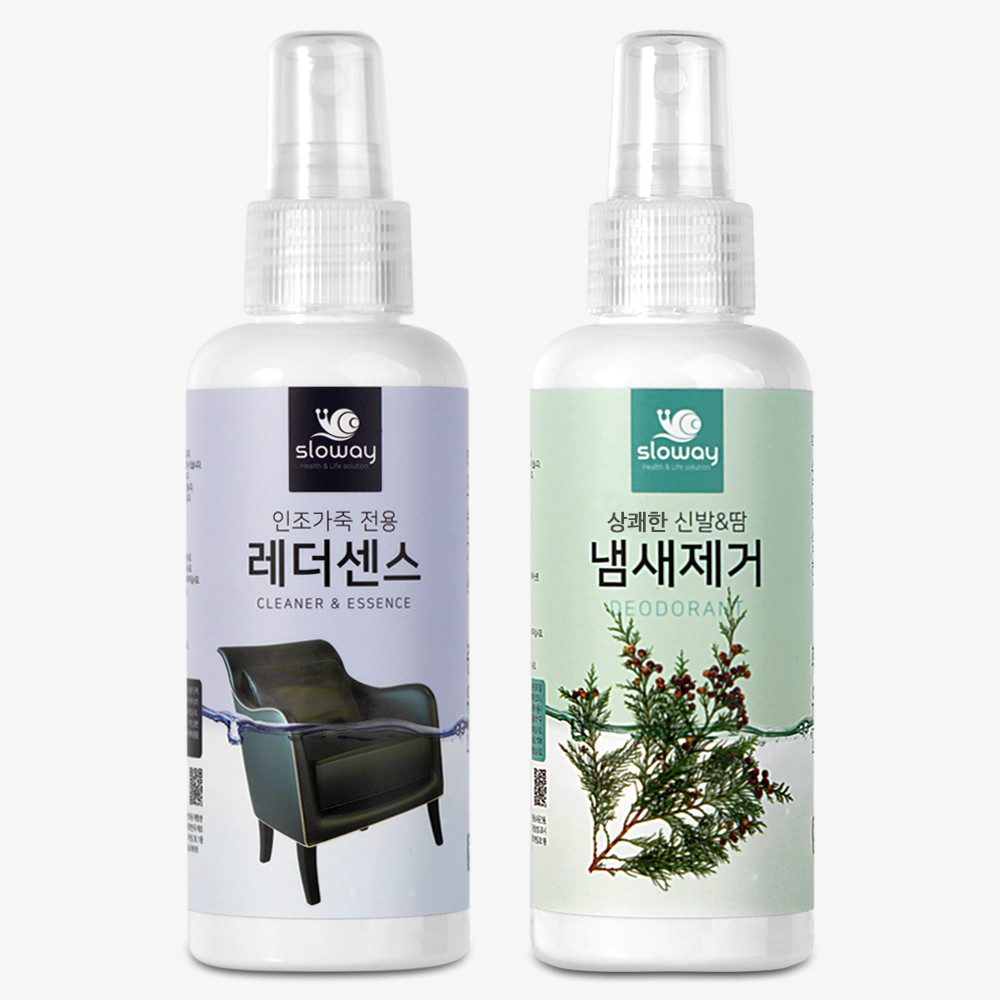 레더센스 인조 가죽클리너 150ml + 냄새제거제 150ml - 상품 이미지
