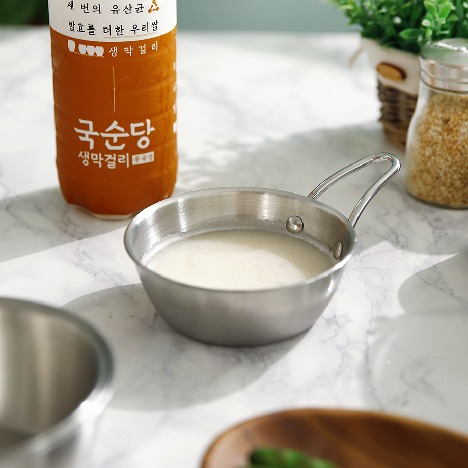 플라라 손잡이 앞접시 그릇 캠핑 접시 원핸들 스텐볼 1호 이미지 7