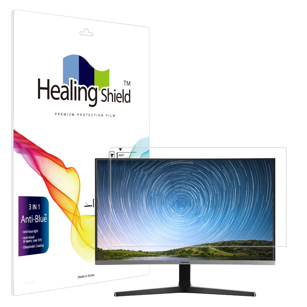삼성 커브드모니터 C32R500FH 블루라이트차단 액정보호필름 - 상품 이미지