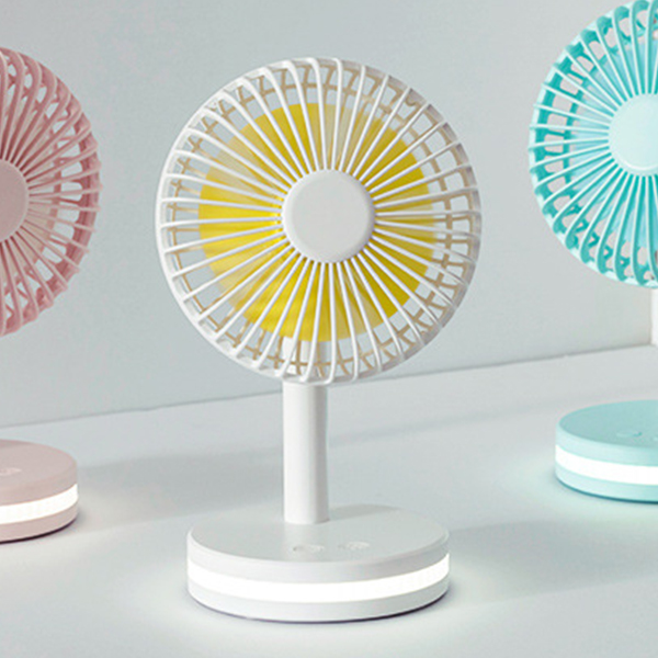 스탠드 미니 탁상용 선풍기 무드등 휴대용 손선풍기 손풍기 책상 사무실 써... 개봉기 | 실사용 후기 - 대표 이미지