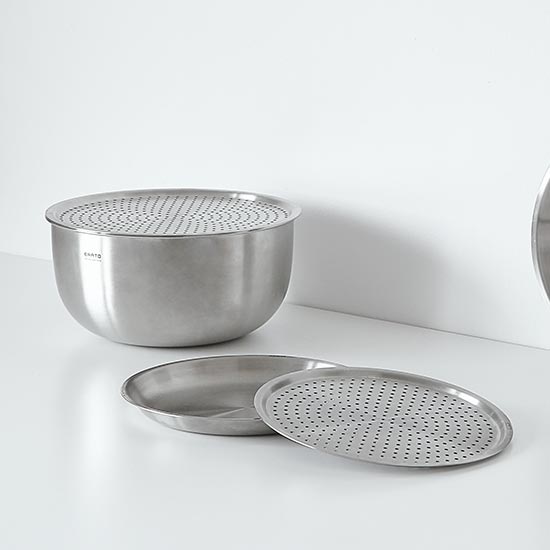 에라토 폴 스텐 믹싱 펀칭볼 요리용 펀칭접시 2p+2p - 상세 이미지 5