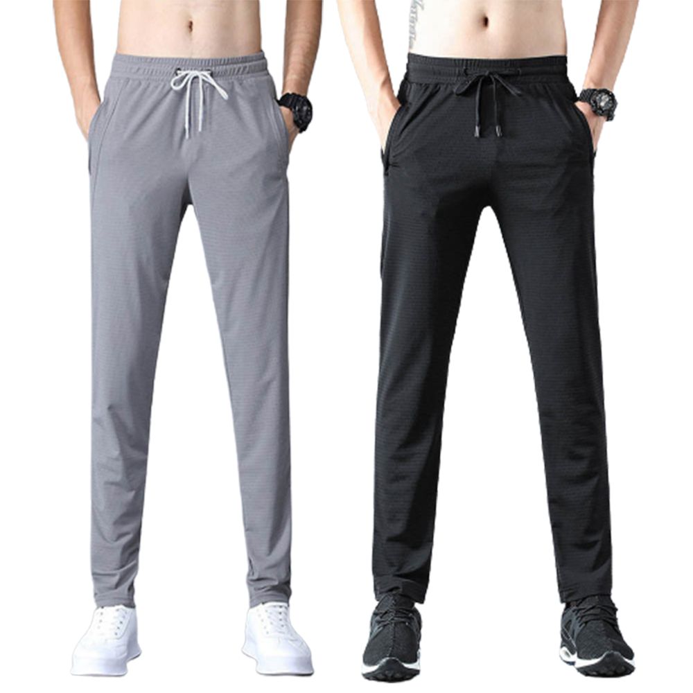 XL-5XL 남자 추리닝 바지 여름 시원한 봄 가을 츄리닝 빅사이즈 남성... 착용 후기 | 사이즈/핏 총정리 - 대표 이미지