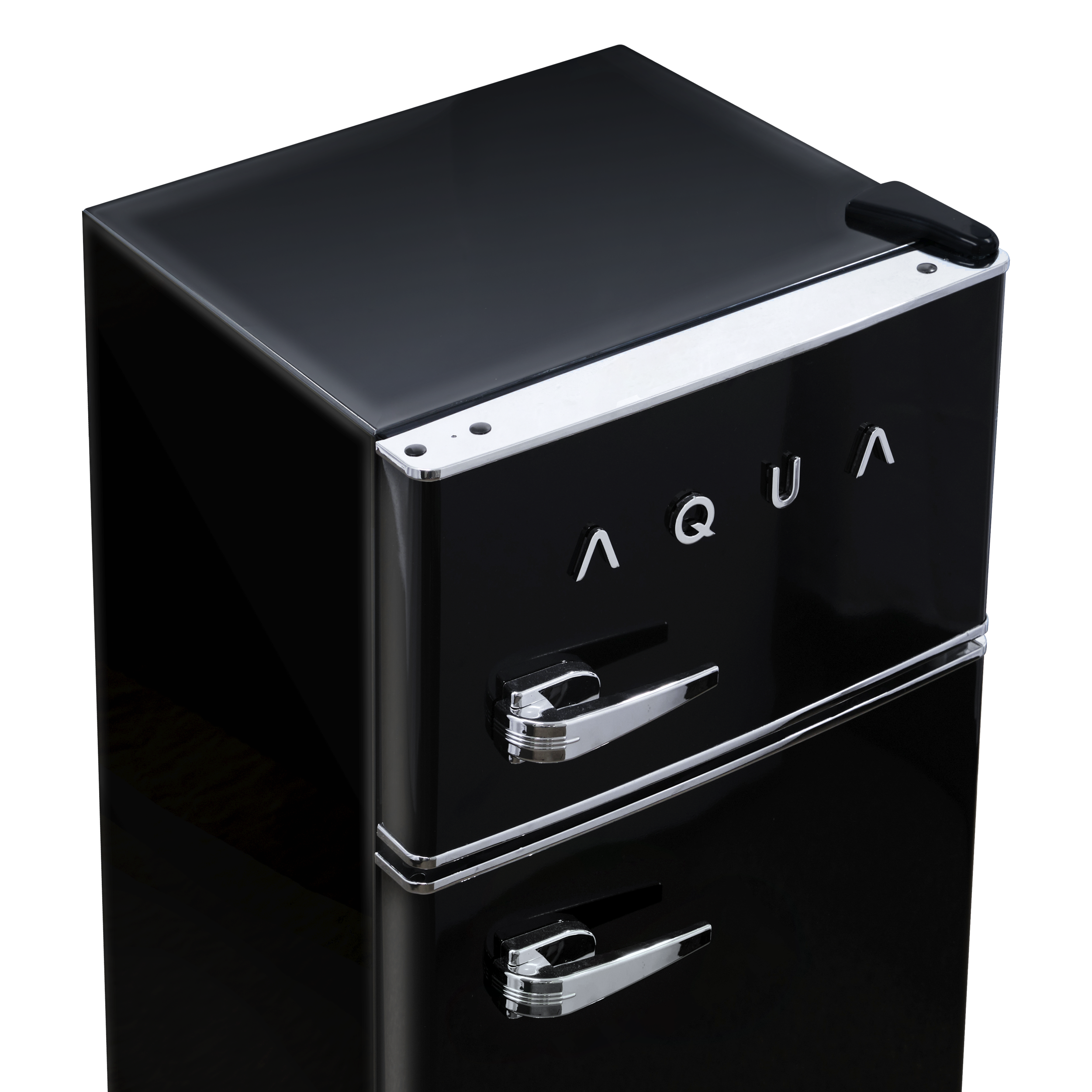 하이얼 미드센츄리모던 레트로 소형 미니 냉장고 82L 3D크롬로고 ART82MDCLB