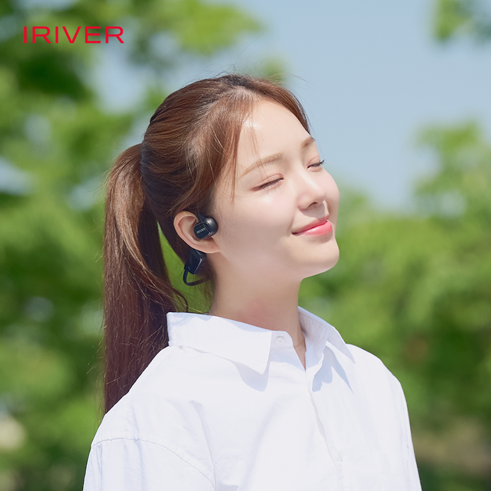 아이리버 공기전도 초경량 블루투스 이어폰 Eiger Opera Sports PRO 블랙 이미지 4