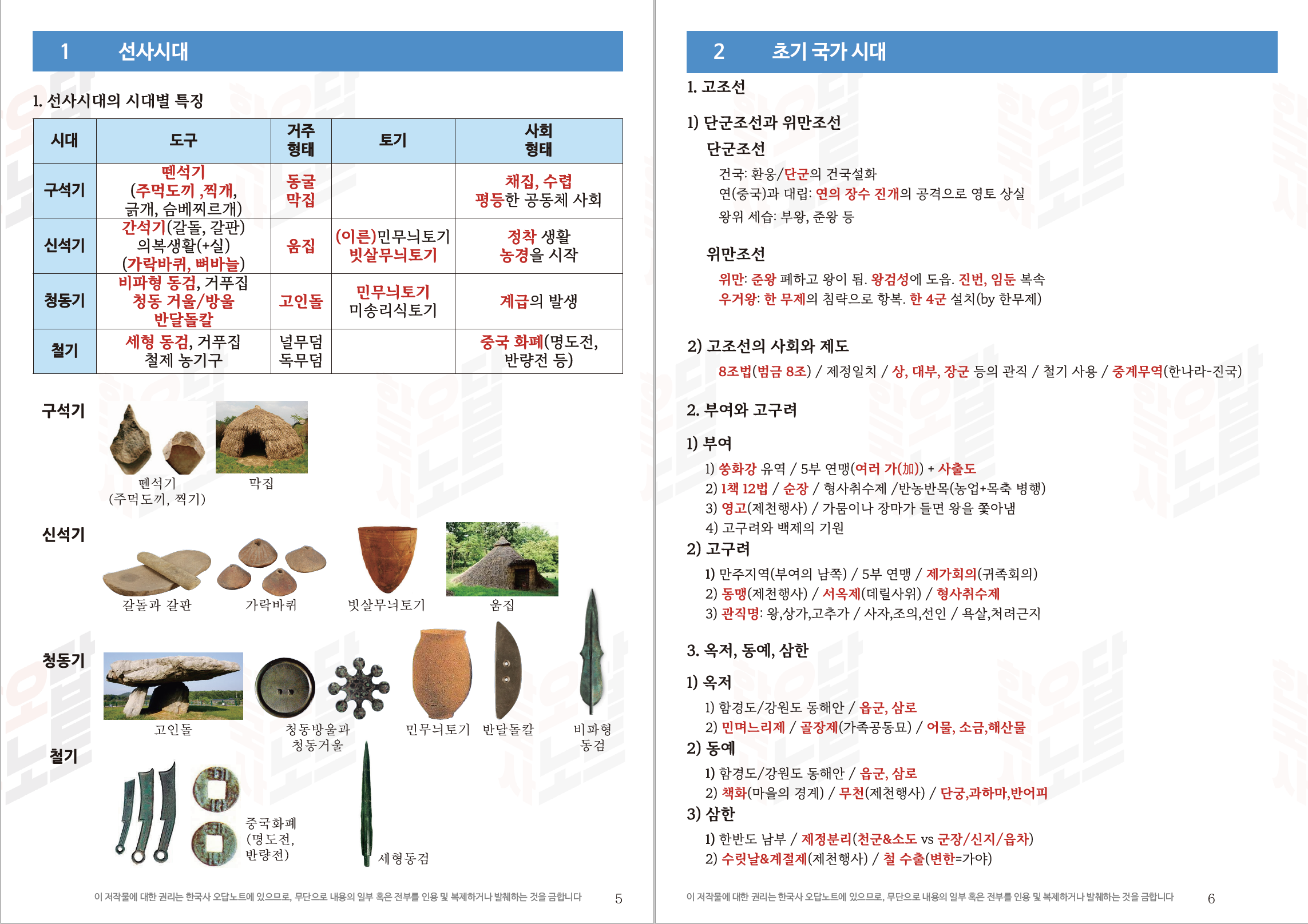 [한국사 오답노트] 한국사능력검정시험 한능검 심화 핵심 요약노트 PDF 메일발송 이미지 2