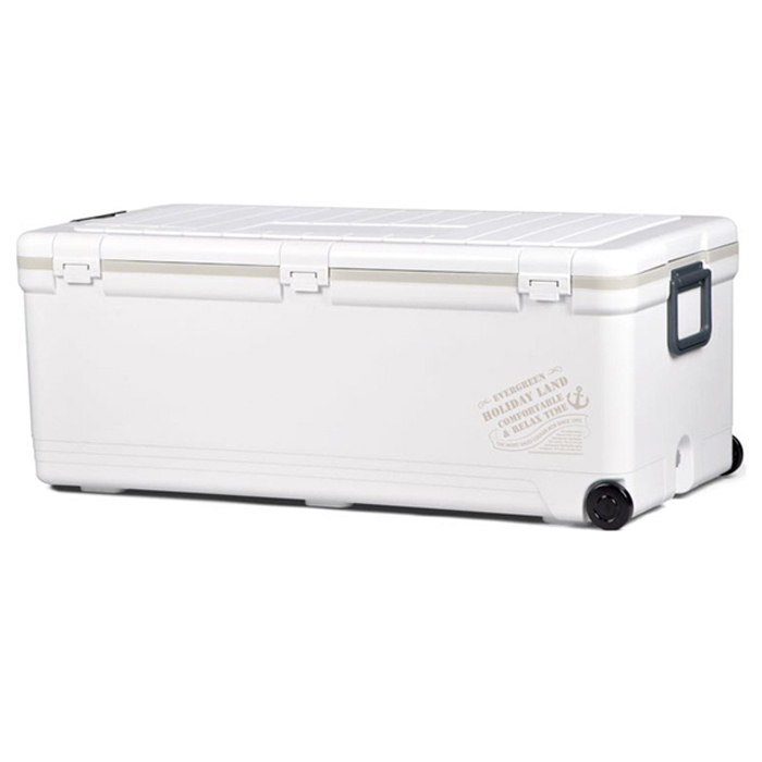 신와 홀리데이 캠핑 바퀴달린 아이스박스 쿨러 76L