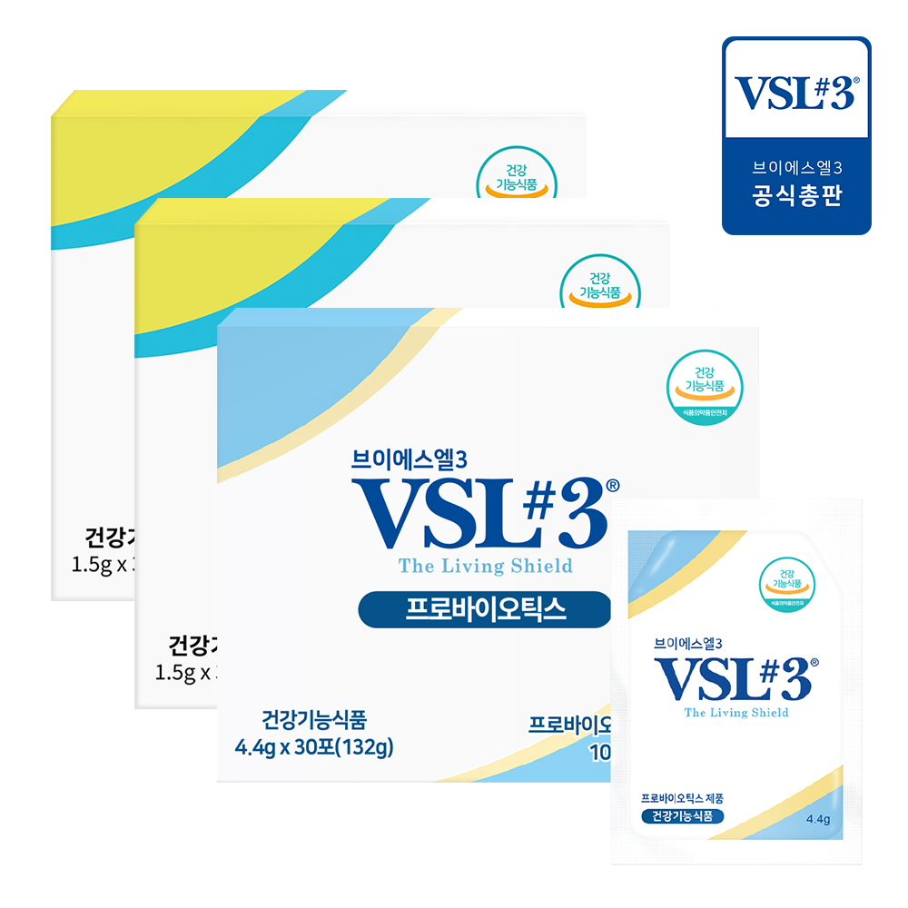 VSL3 브이에스엘3 오리지널 냉장 생유산균 30포 + 키즈 크림향 60포 - 상품 이미지