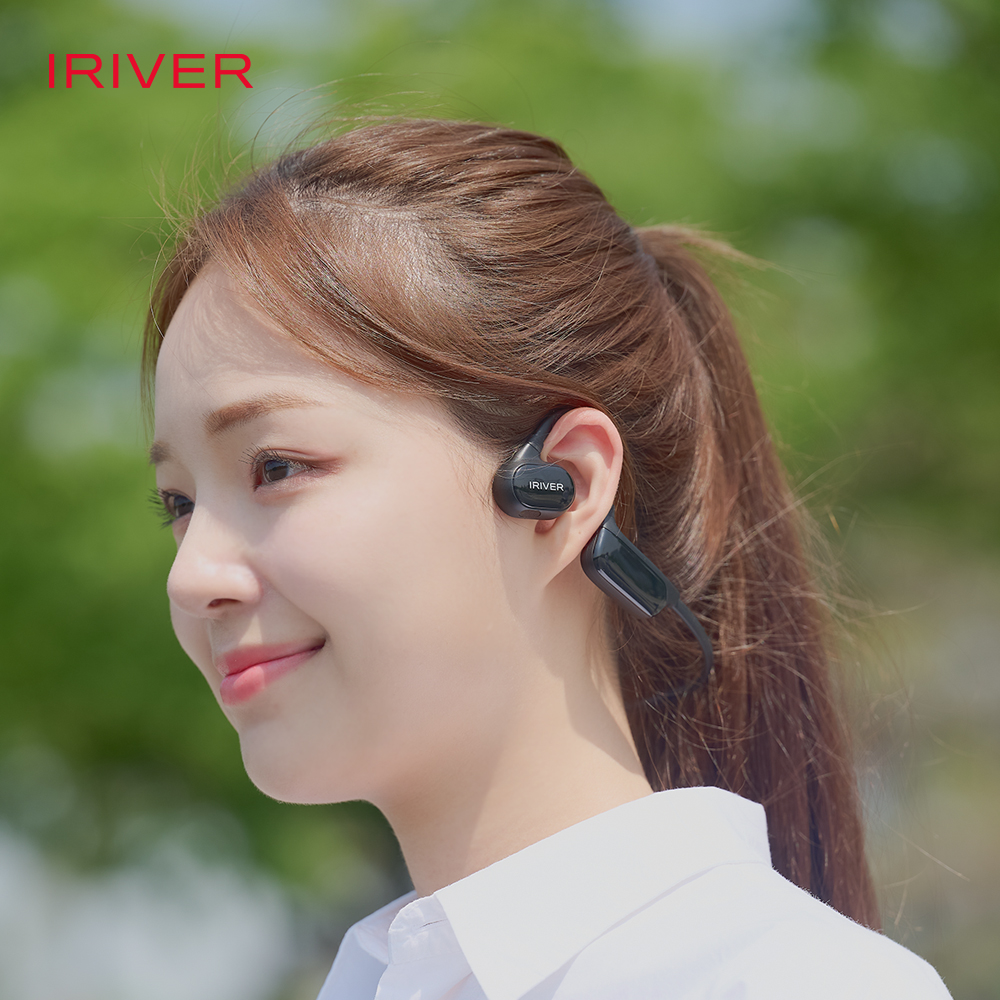 아이리버 공기전도 초경량 블루투스 이어폰 Eiger Opera Sports PRO 블랙 이미지 3