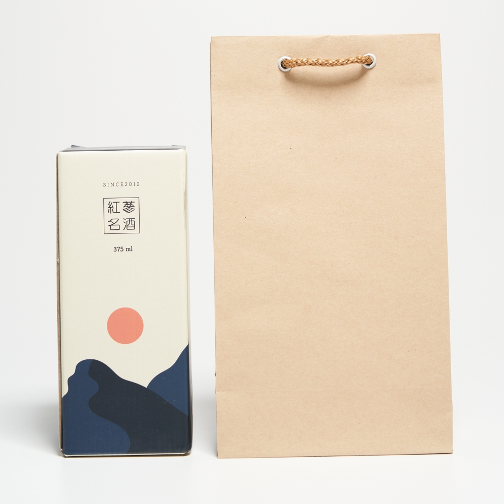 홍삼명주 홍삼주 단품세트 14도 375ml 약주 인삼 (케이스, 쇼핑백 포함) - 상세 이미지 4
