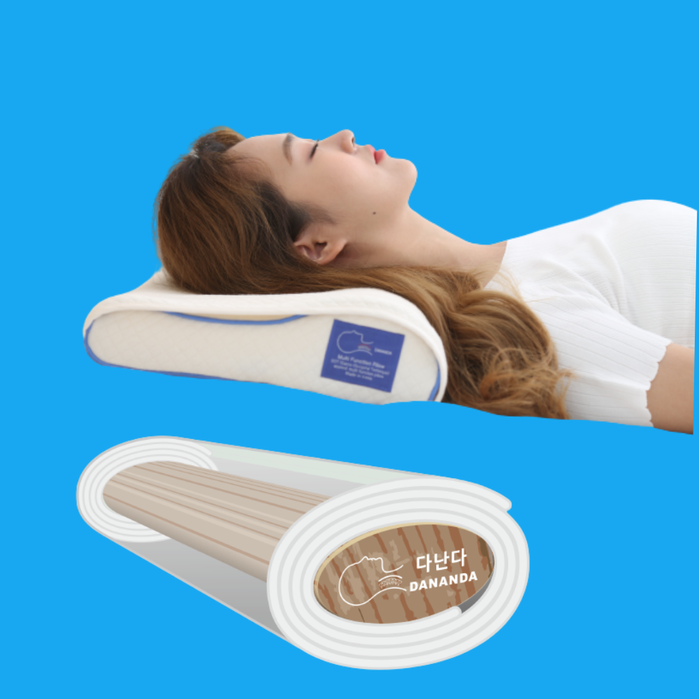 높이조절 경추베개 메모리폼 목이편한 기능성 수면 다난다 C커브 맞춤 베개 특허 - 상세 이미지 5