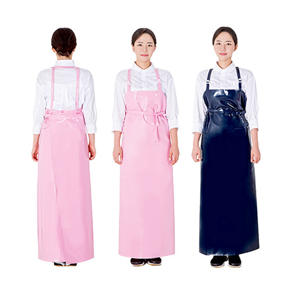 업소용 방수 앞치마 주방 식당 횟집 수산시장 롱 작업용 H형 정육점 주방용 식당용 김장
